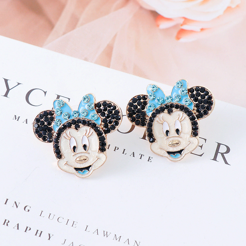 Alloy cartoon animal earrings MIC-JuJ003