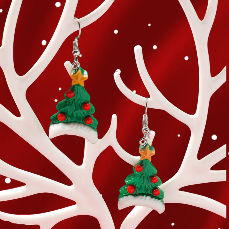 Acrylic New Christmas Series Earrings MIC-JunJ018