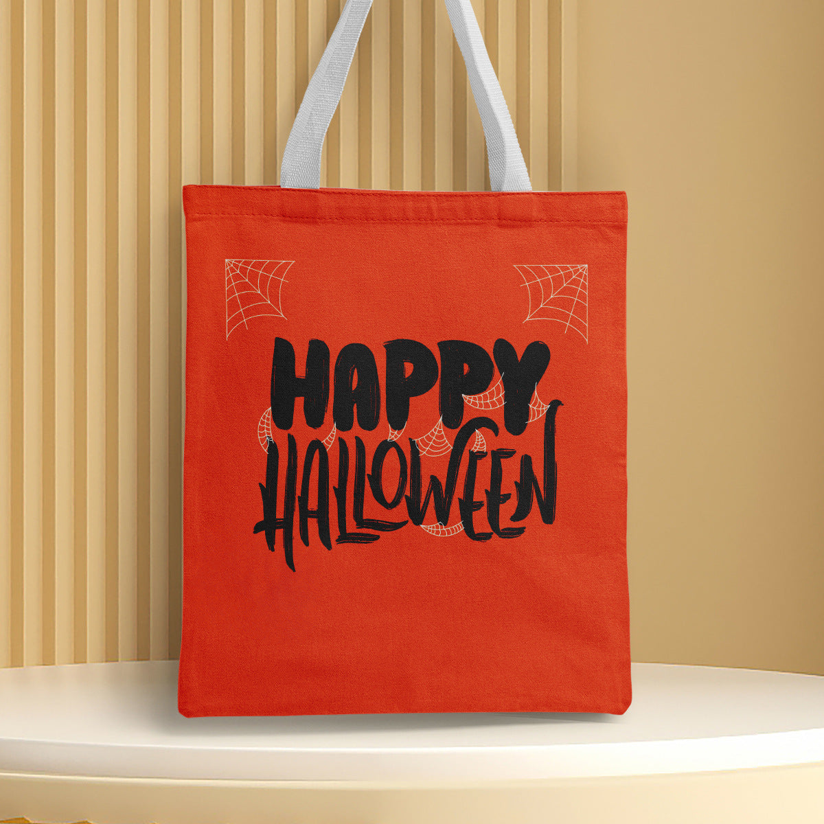 Polyester Halloween canvas shoulder bag (Minimo de Compra 2) MYA-QB007