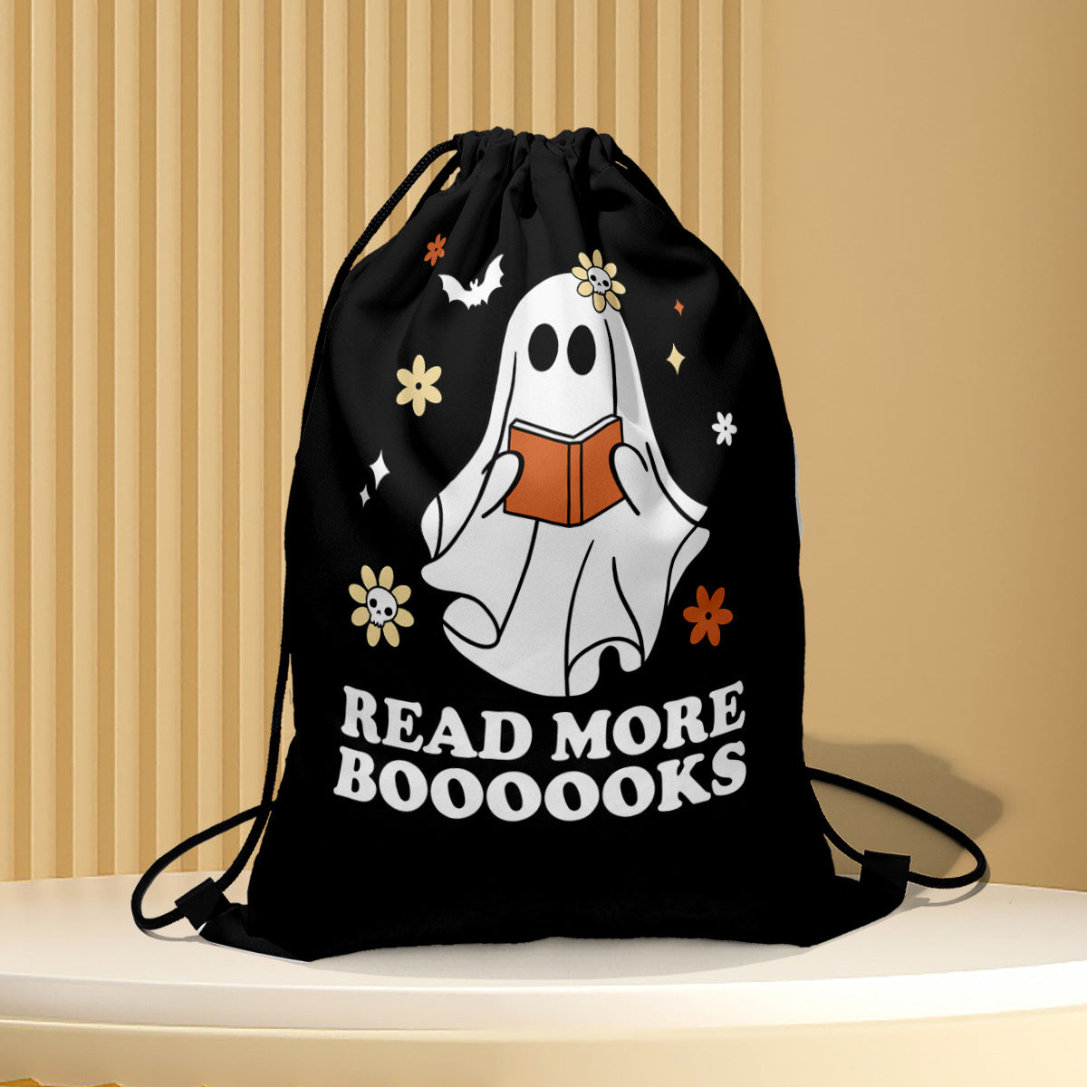 Polyester Halloween drawstring backpack (Minimo de Compra 2) MIC-QB003