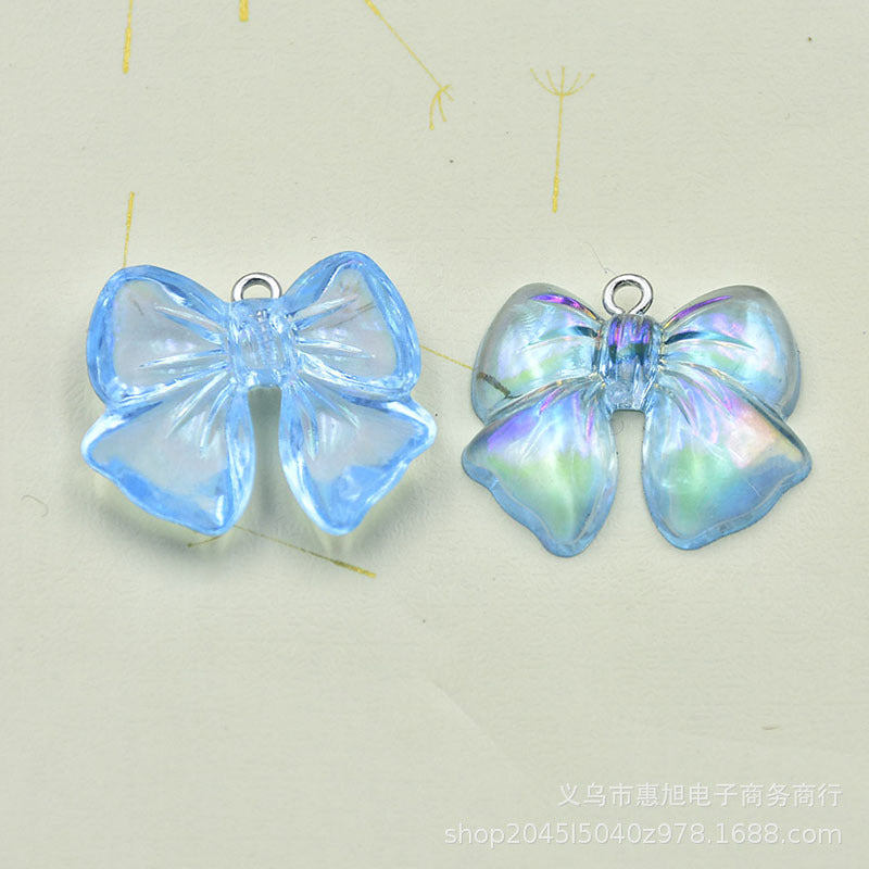 Resin AB colored bow accessories MIC-HuiX003