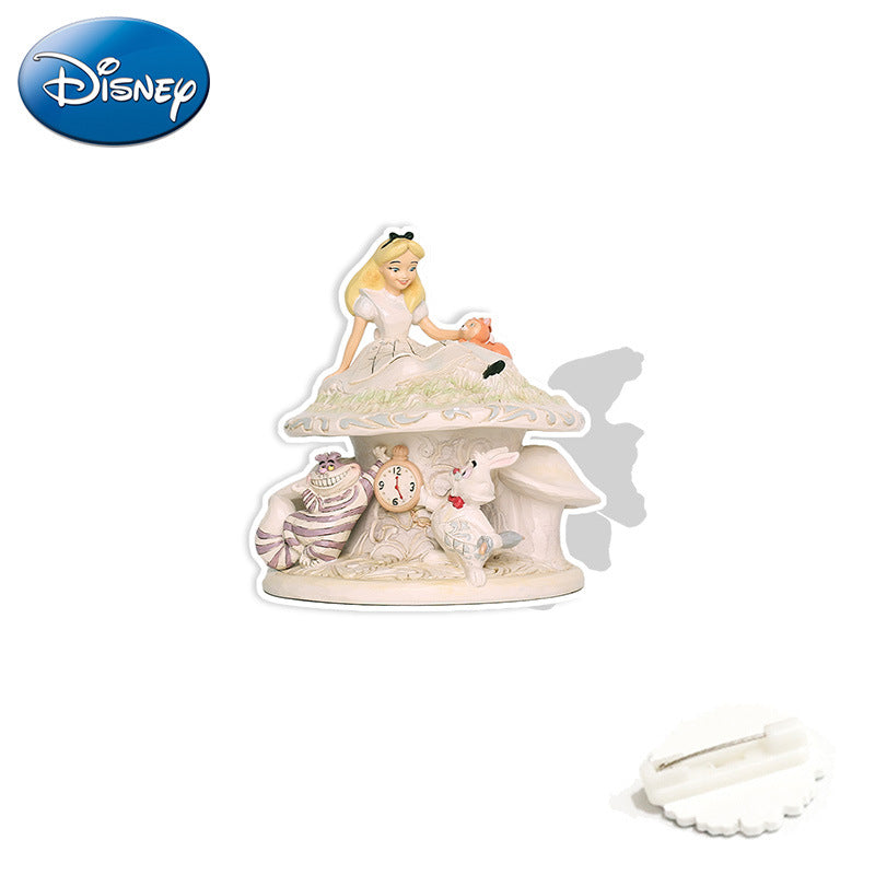 Acrylic mermaid princess brooch (Minimo de compra 2) MYA-WeiJ007