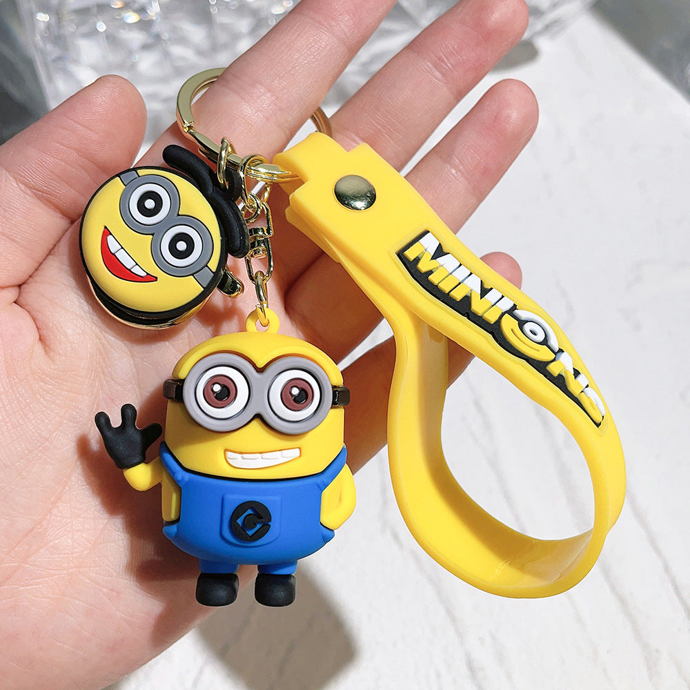 PVC cartoon yellow cute keychain MYA-QiC038