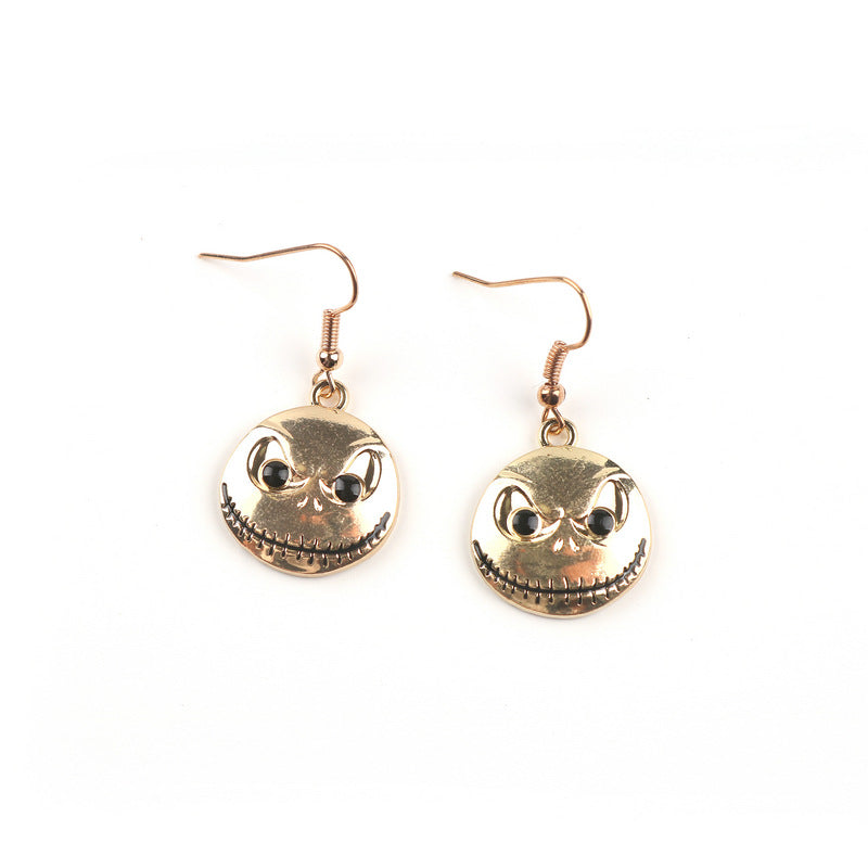 Alloy Ghost Skull Earrings (Minimo de Compra 2) MIC-FuYu001