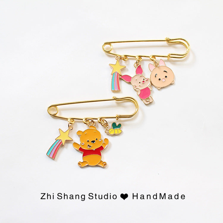 Alloy cartoon cute Tigger brooch (Minimo de Compra 2) MIC-ShangS016