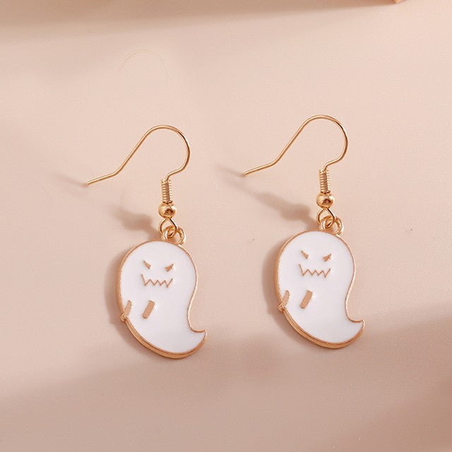 Alloy Death Ghost Skeleton Earrings (Minimo de Compra 2) MYA-LuoT007