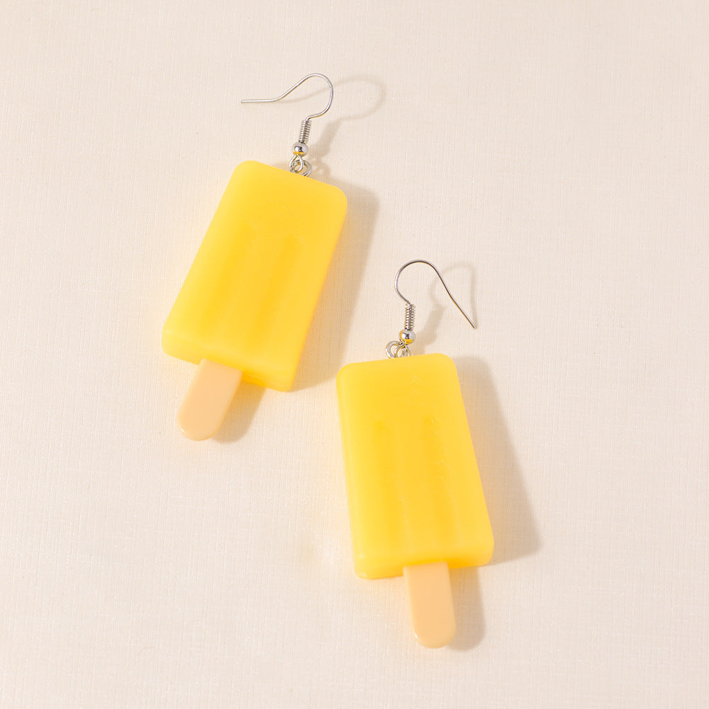 Alloy Popsicle Earrings (Minimo de Compra 2) MIC-YingM015