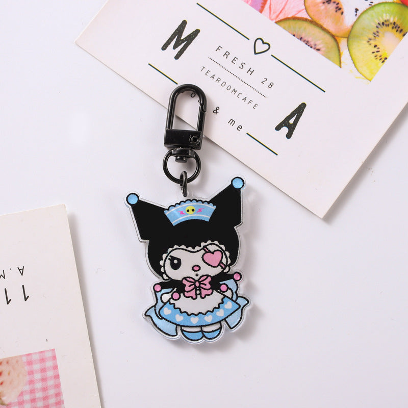 Cute Acrylic Keychain Cartoon Pendant Bag Jewelry Minimo de compra 2 (M) GHui012