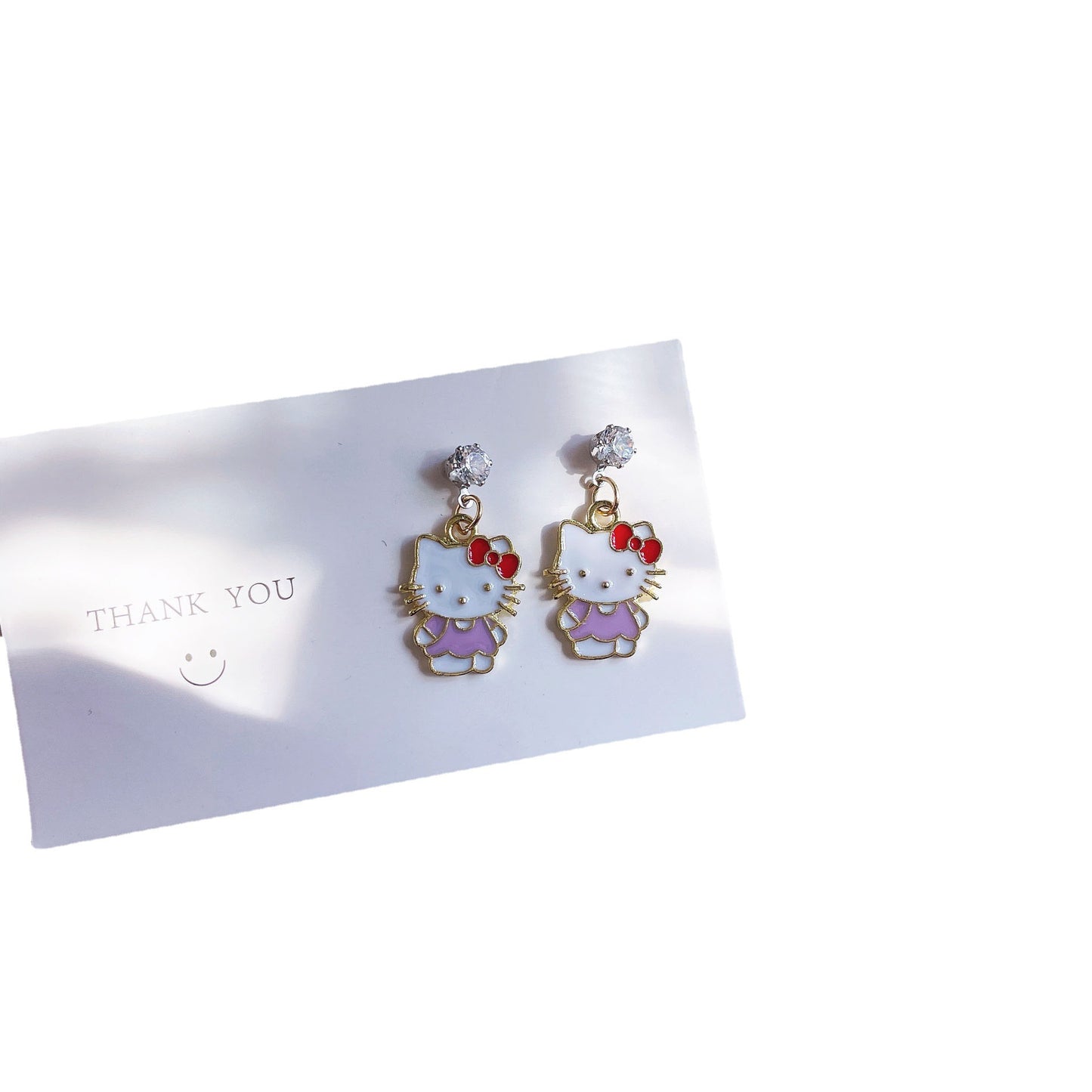 Alloy Sweet Personalized Cartoon Earrings YiJ030