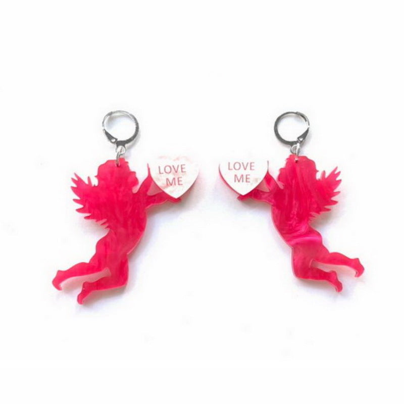 Acrylic Love Letter Envelope Earrings MYA-XueP141