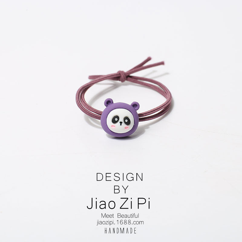 Resin cartoon cute hair rope (Minimo de Compra 2) MIC-JZP017