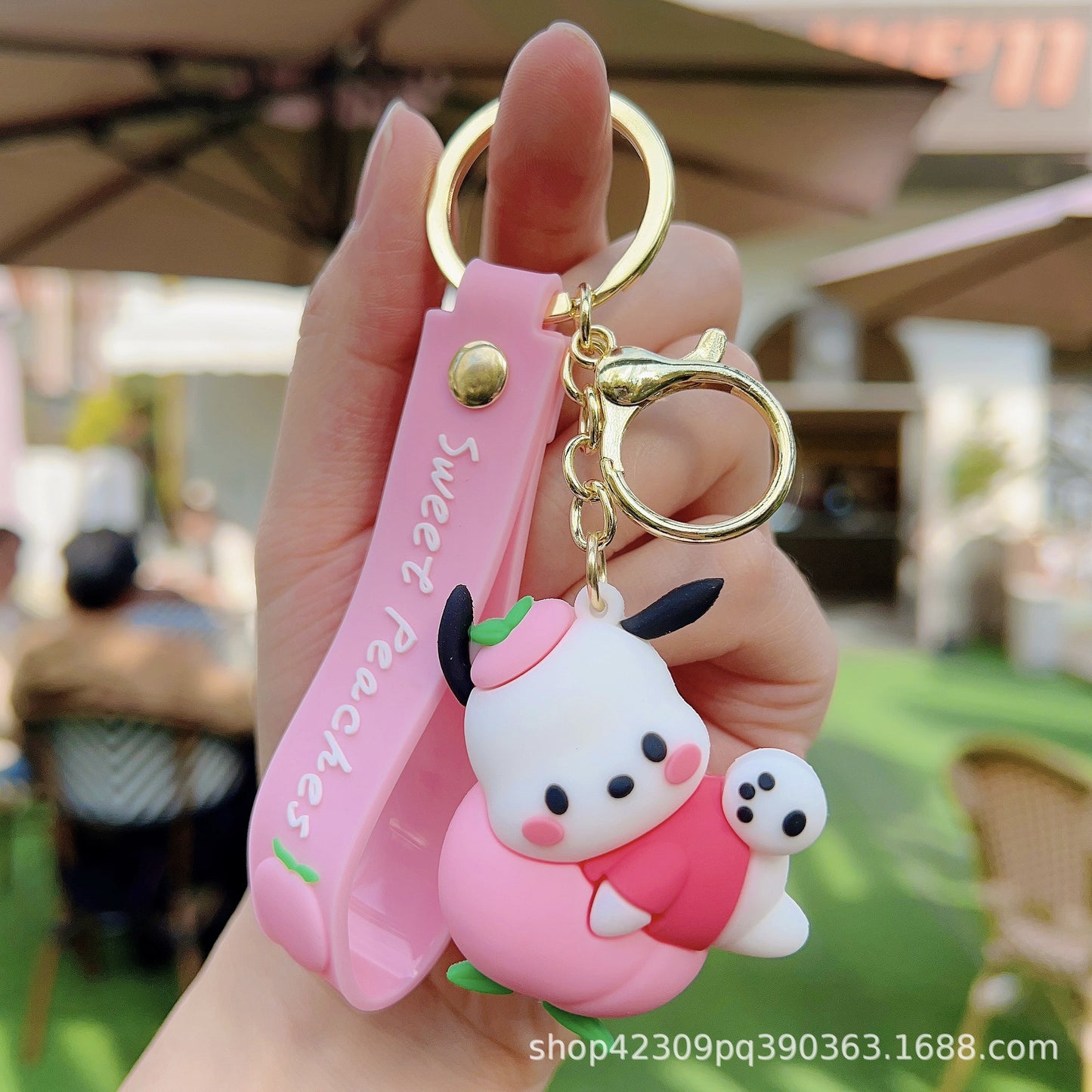 PVC Cute New Peach Keychain (Minimo de compra 2) MIC-WenC005