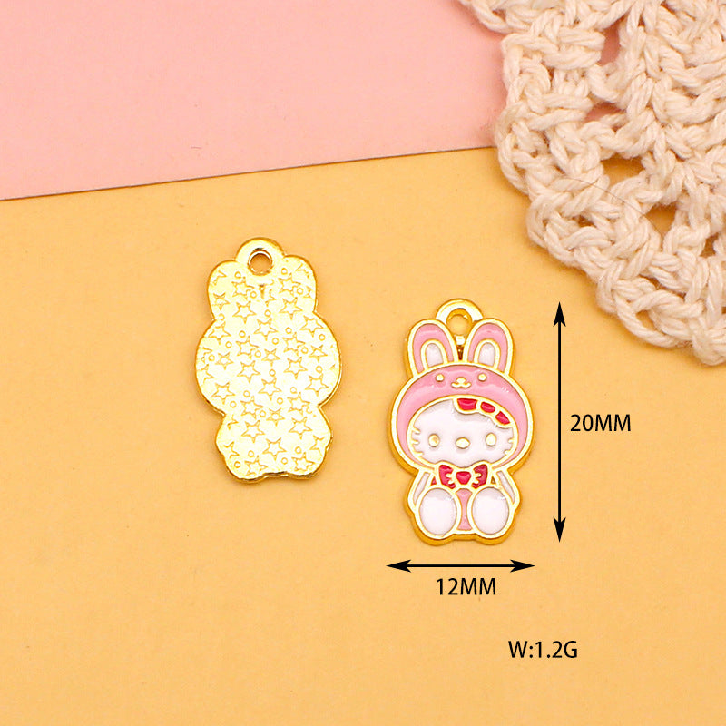 Alloy cartoon small animal pendant (Minimo de Compra 10) MIC-JingX017