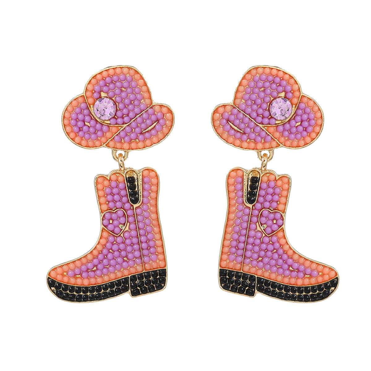 Alloy women's hats, boots, earrings MIC-JiuL011