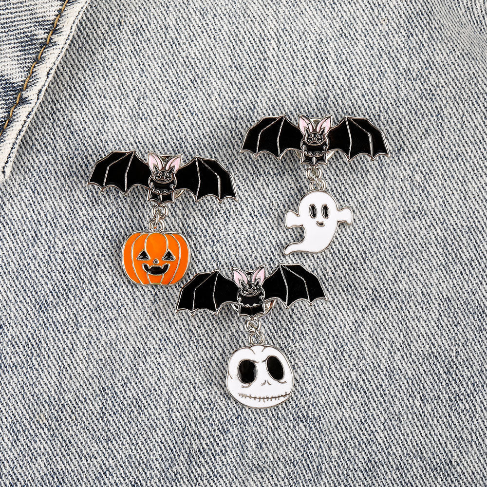 Alloy pumpkin dark brooch (Minimo de Compra 2) MIC-ZhiJ003