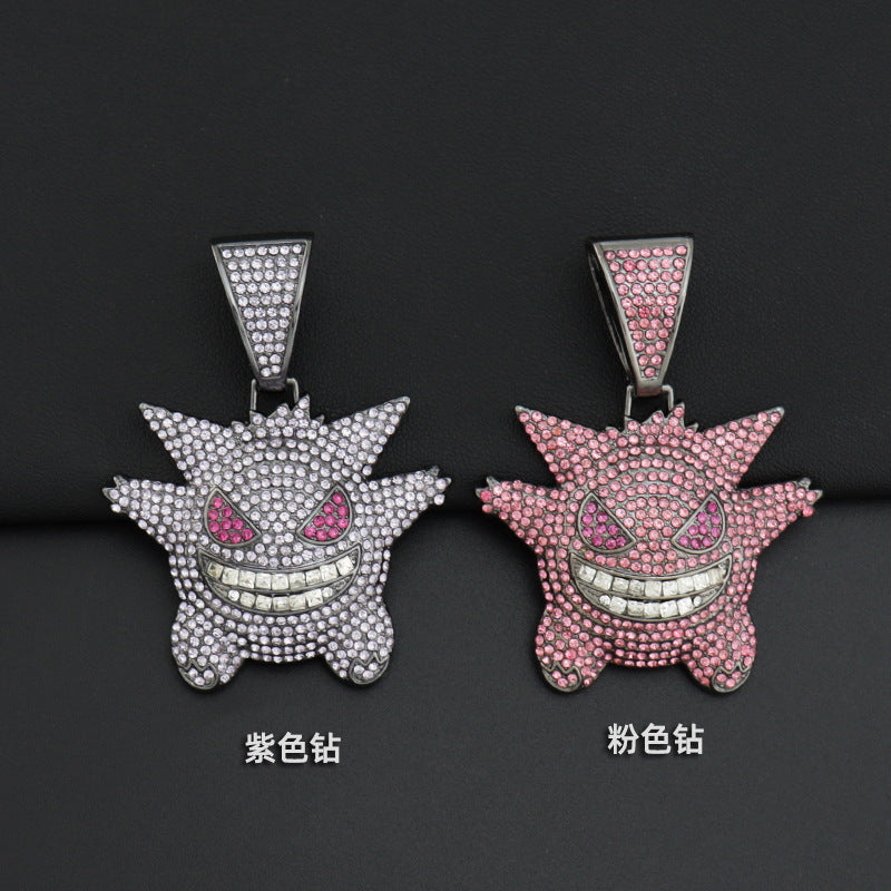 Necklaces Alloy Rhinestone Stainless Steel Cartoon Anime (M) Haojie004