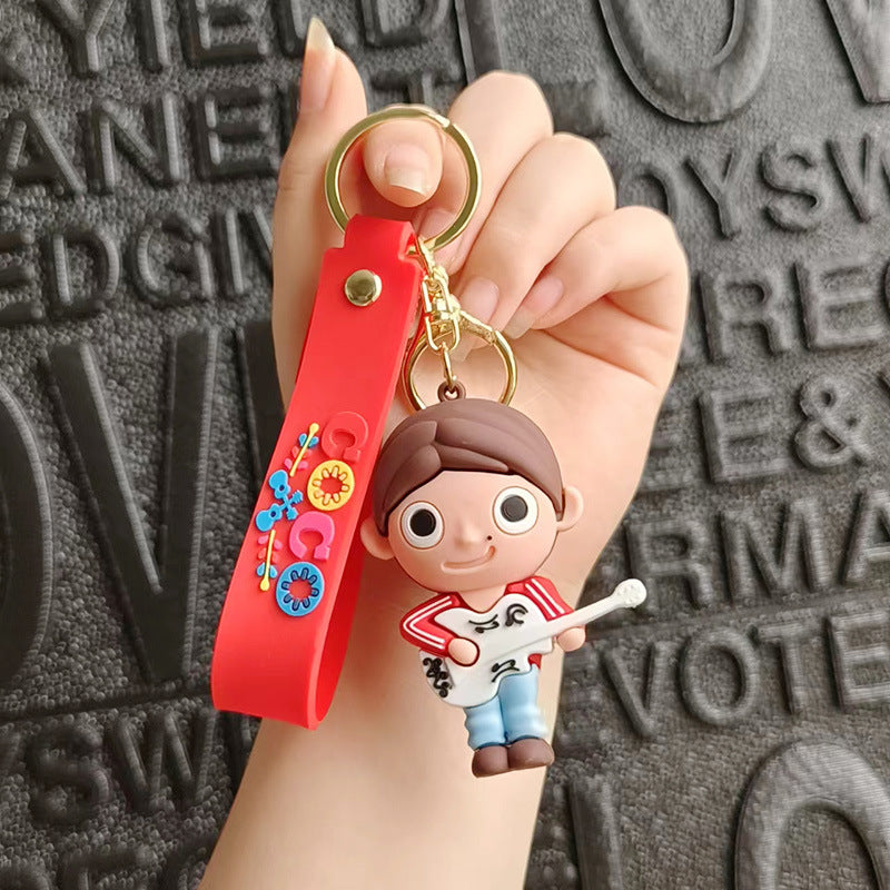 Keychains PVC Hardware Cute Cartoon (M) MIC-FeiRun111