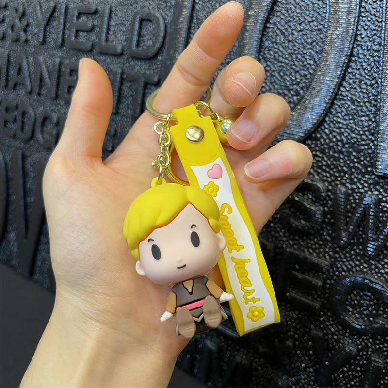 PVC cartoon fairy tale princess keychain MIC-FeiR008