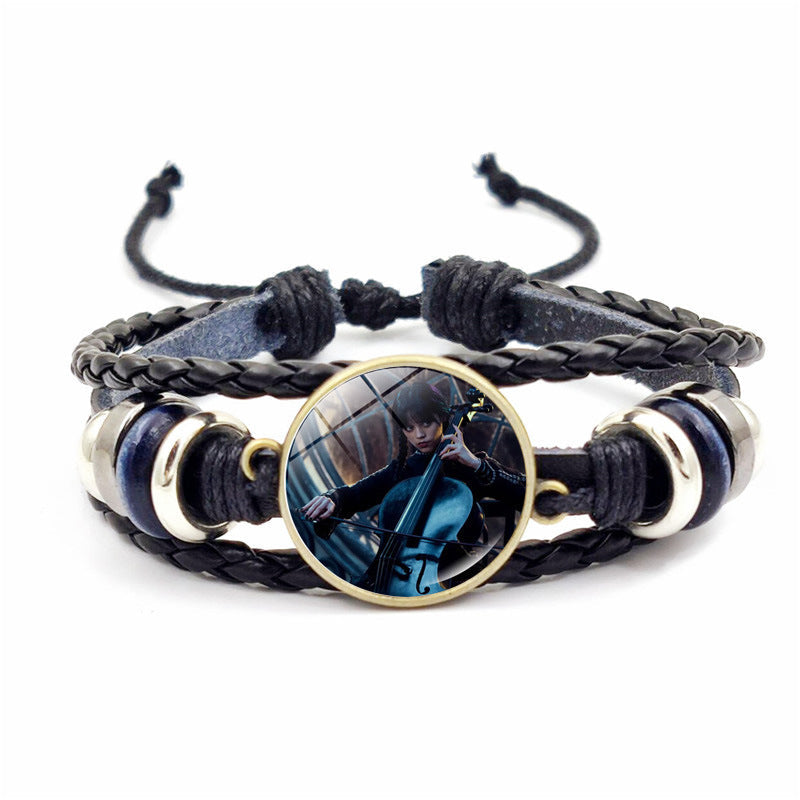 alloy vintage leather bracelets MIC-BT-JiaY005