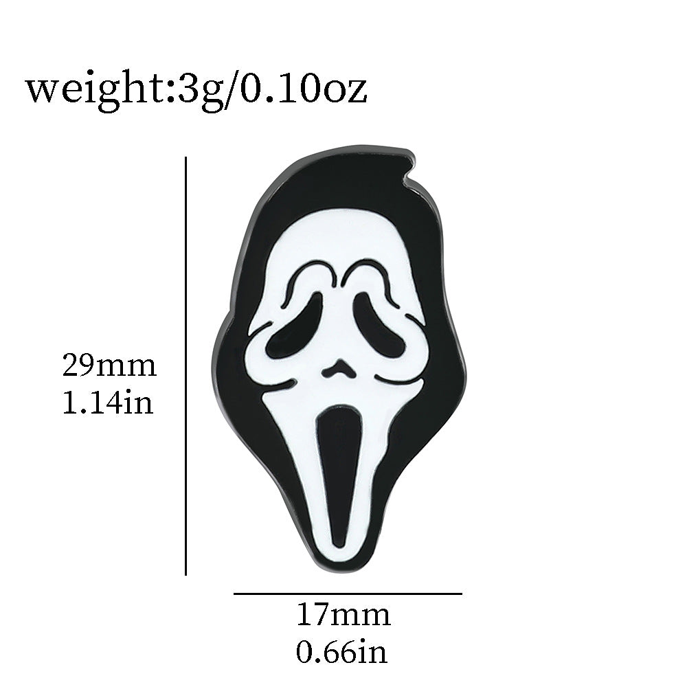 Alloy Halloween Dark Skull Head brooch (Minimo de Compra 2) MIC-ShengY051