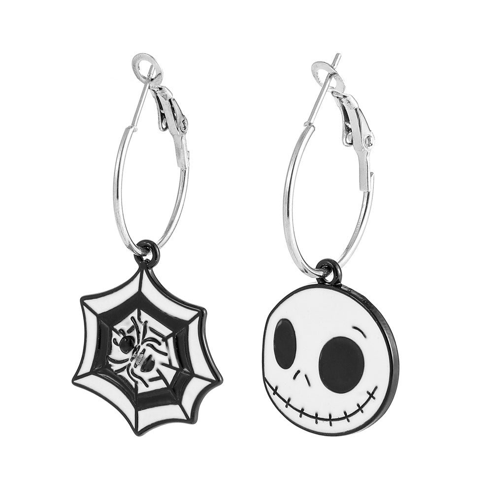 Alloy Funny Ghost Mask Earrings (Minimo de Compra 5) MIC-ZeX006