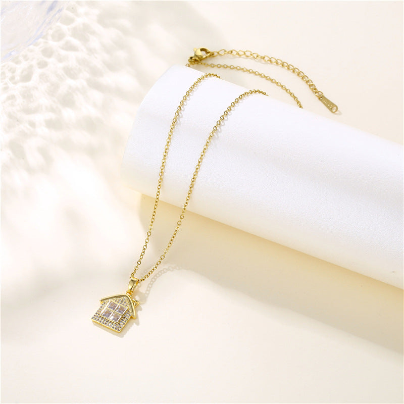 Stainless steel cross chain necklace MYA-QingR025