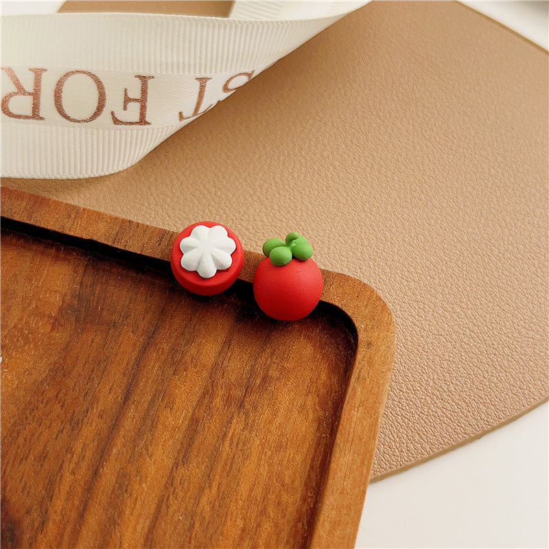 Alloy cartoon fruit earrings MIC-AXing012