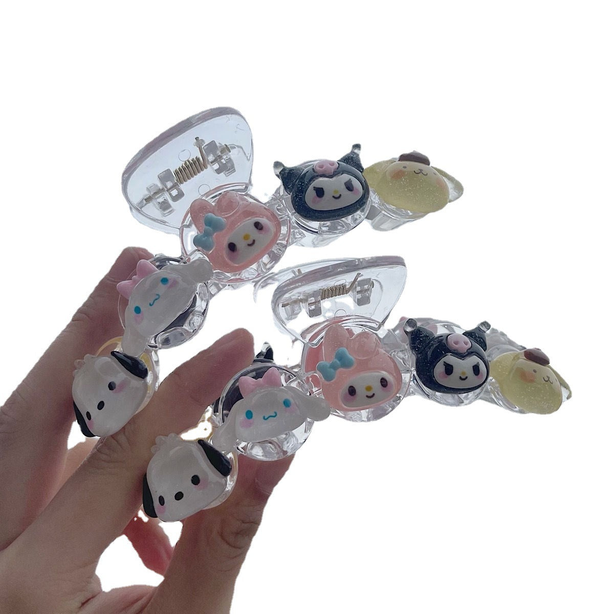 Acrylic cute cartoon fresh hair clip MIC-DiLan006