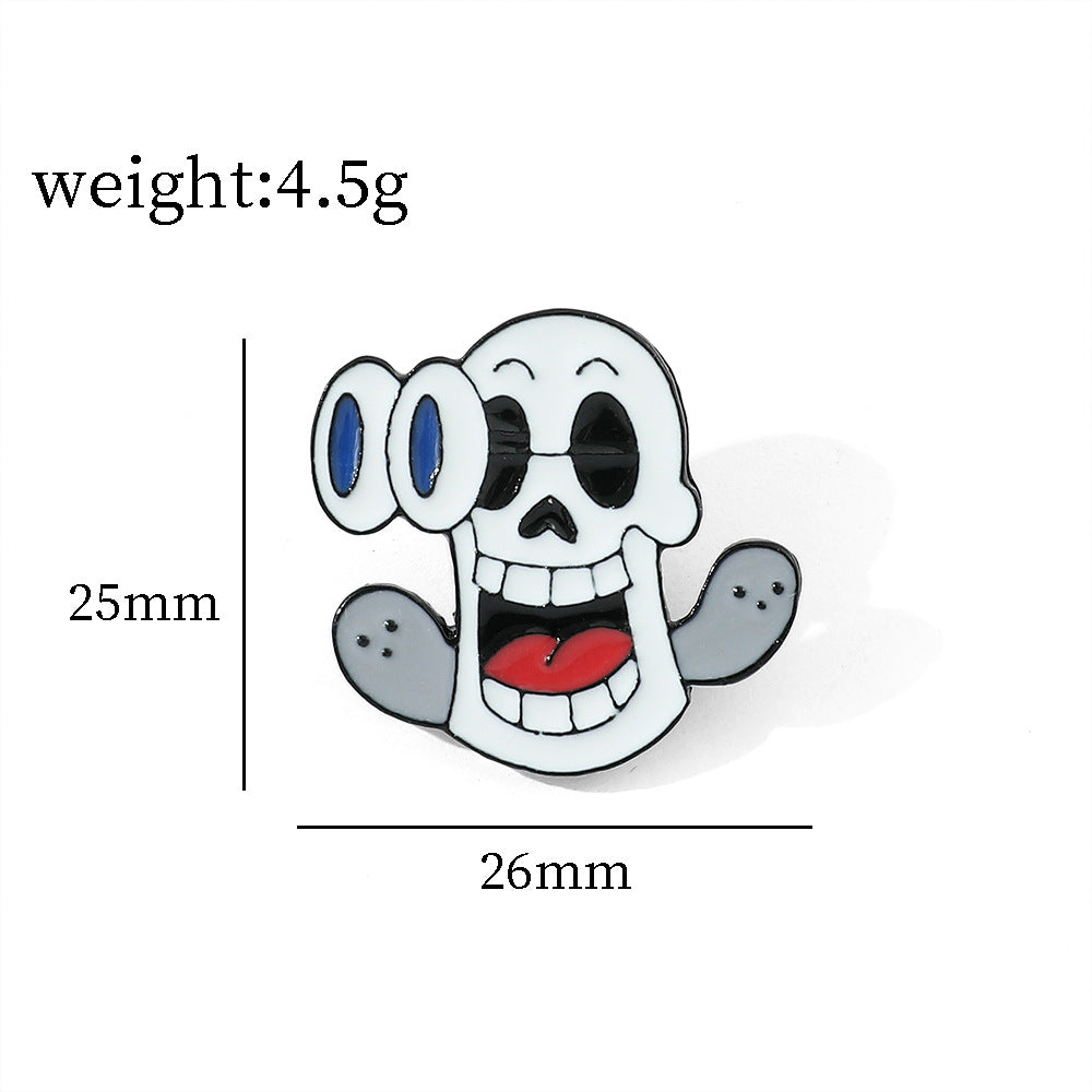 Alloy Halloween pumpkin monster brooch (Minimo de Compra 2) MIC-ShengY045