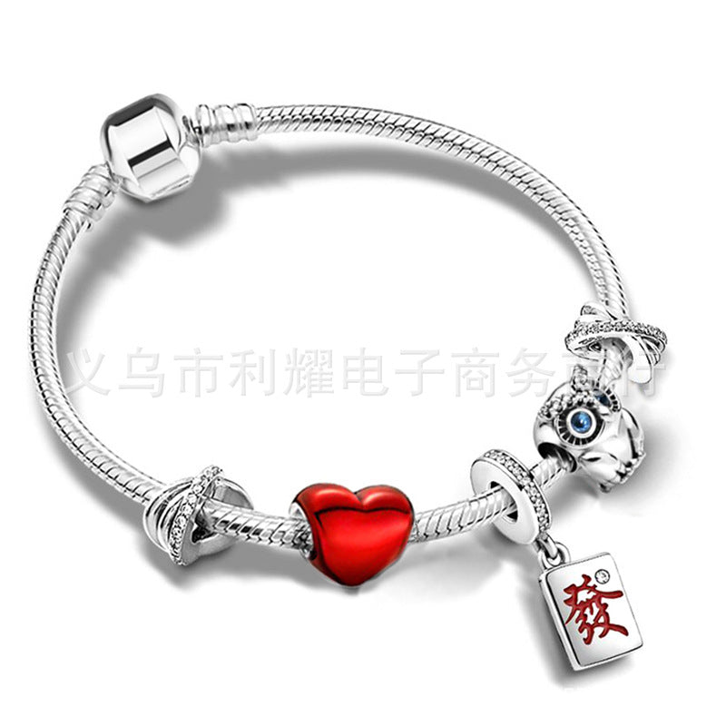 Alloy DIY Pandora Cartoon Bracelet MYA-LiY019