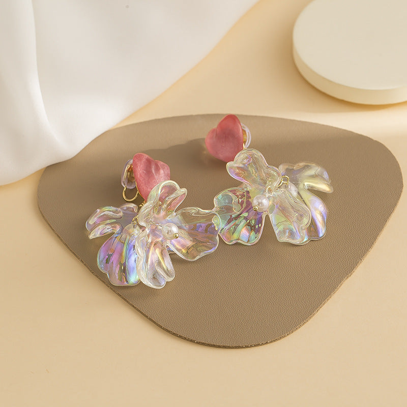 Alloy Love Flower Earrings MIC-ShiQ003