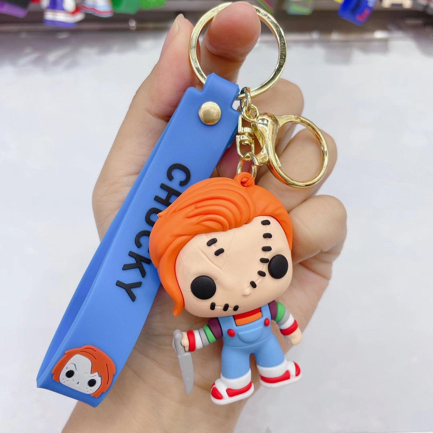 PVC new Halloween cartoon key chain (Minimo de compra 2）MIC-JuS013