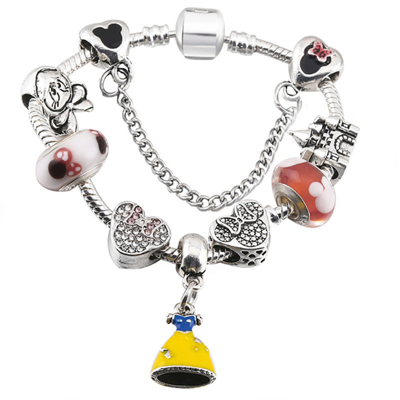 Alloy DIY Pandora Cartoon Bracelet MIC-LiY029