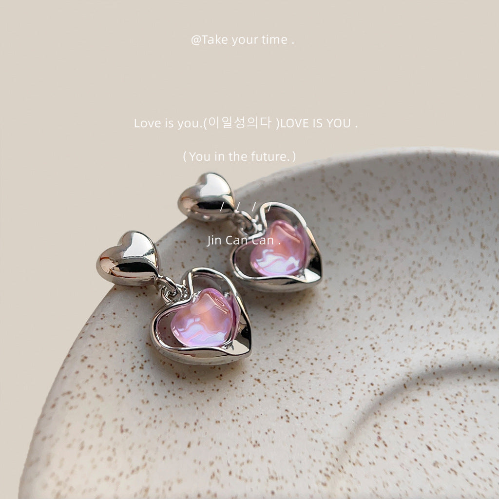 Alloy Illusionary Love Earrings MYA-LiangM009