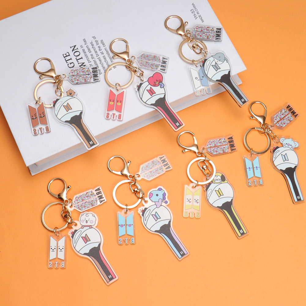 Acrylic cartoon Keychain MIC-XingY006