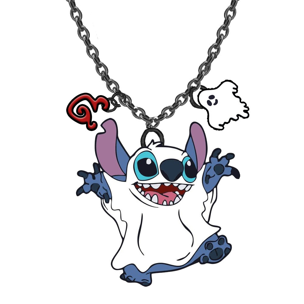 Alloy Pandora Cartoon Necklace MYA-FeiM007