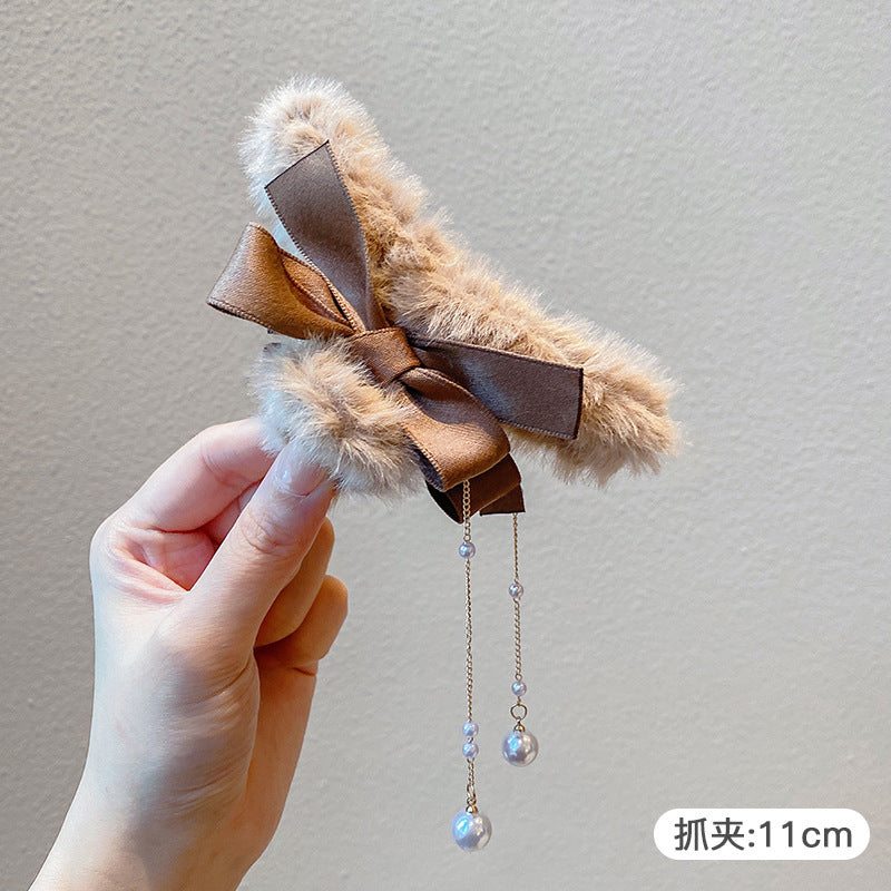 Plush cartoon cute hair clip MIC-KaW001