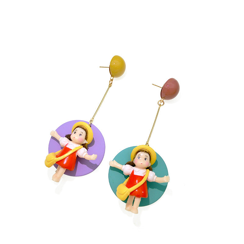 Resin long personalized and versatile earrings (Minimo de compra 2) MIC-LinC001