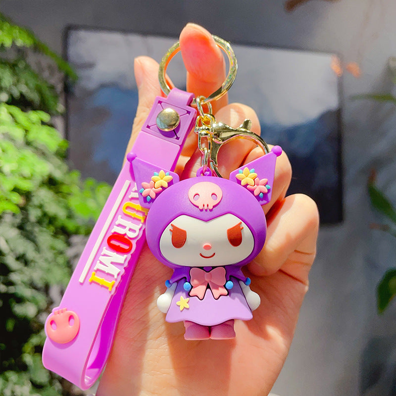 PVC cartoon cute flower season keychain MIC-JinG051