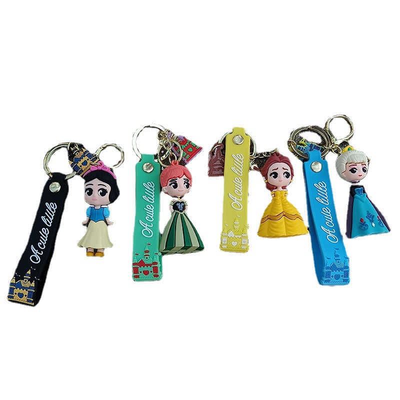 PVC cartoon ice and snow mystery keychain (Minimo de Compra 2) MIC-KuangK007