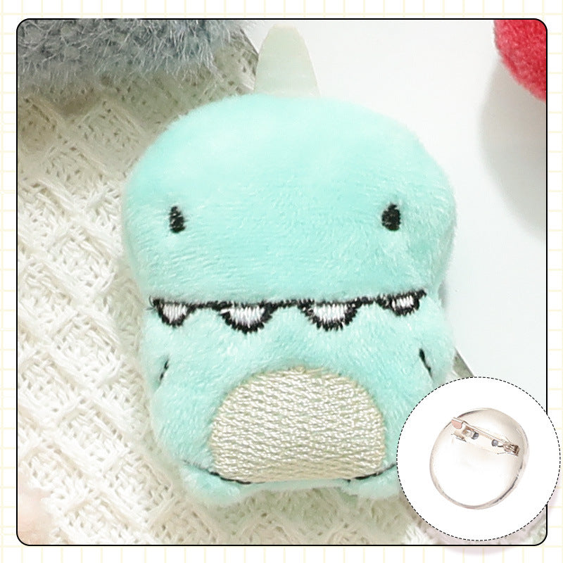 Plush cartoon cute brooch MYA-ZhanY005