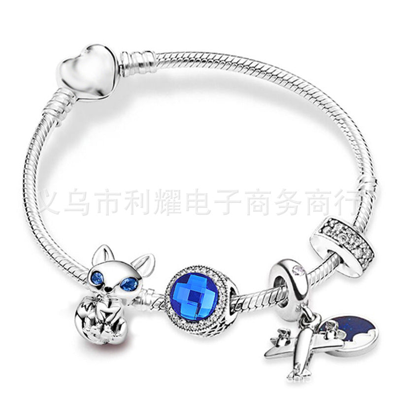 Alloy DIY Pandora Cartoon Bracelet MYA-LiY019