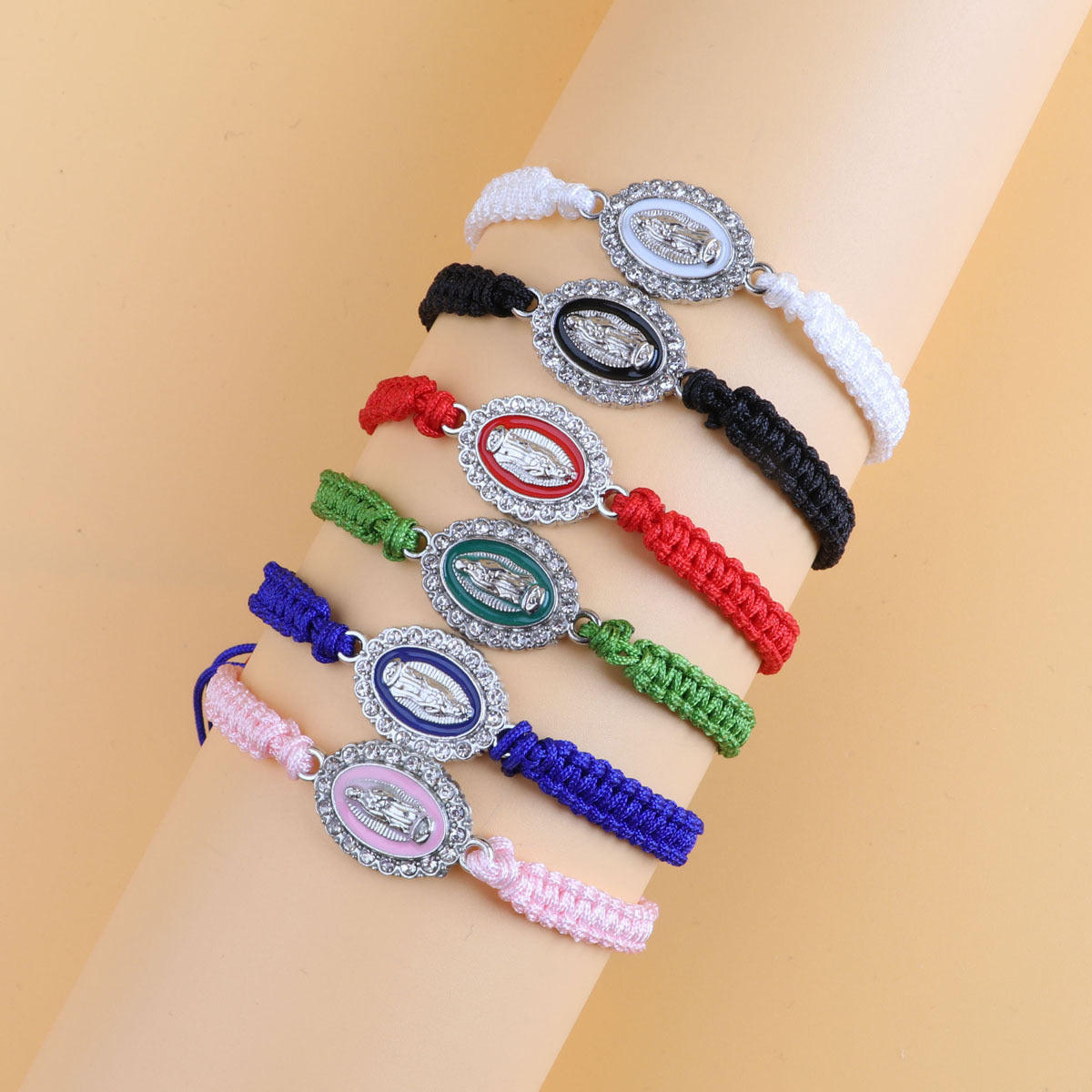 Alloy woven red rope bracelet (Minimo de Compra 3) MIC-GonL005