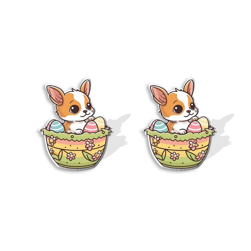 Alloy Easter Small Animal Earrings (Minimo de compra 5) MIC-XiangL066