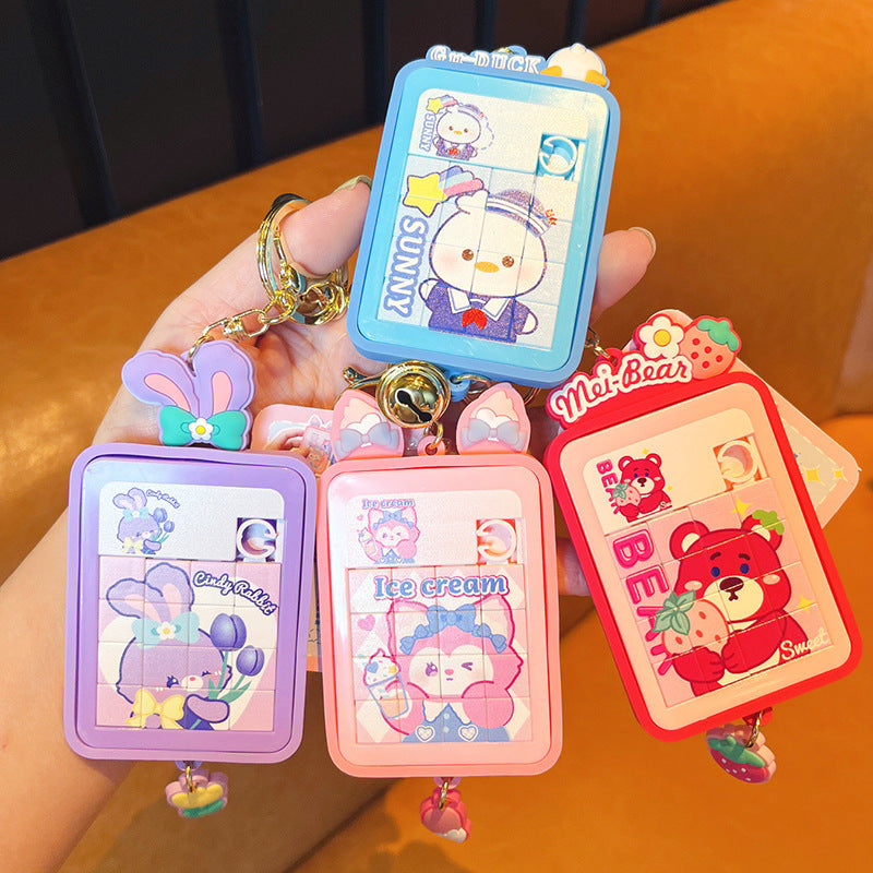 PVC palm puzzle Keychain Minimo de compra 2 MIC-LingY002