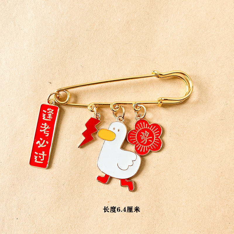 Alloy cartoon personalized brooch (Minimo de compra 6) MIC-ShengM018