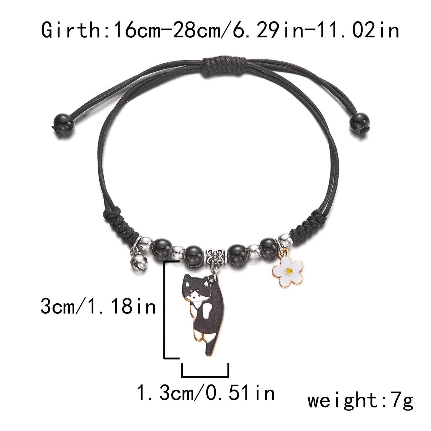 Alloy Simple Lazy Cat Bracelet MIC-ChuY024