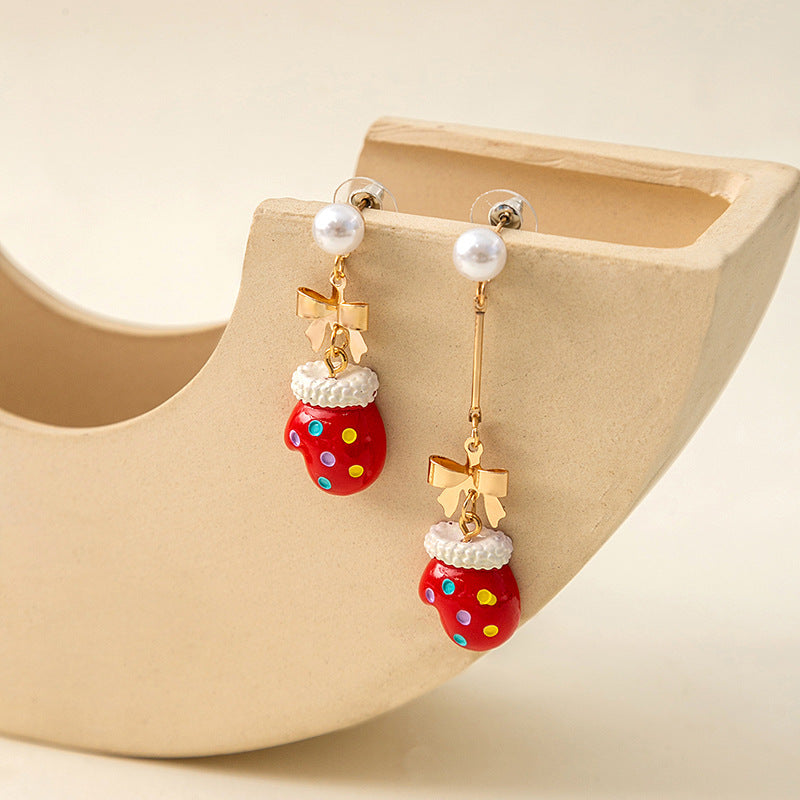 Alloy Christmas series earrings (Minimo de Compra 2) MIC-MDD091