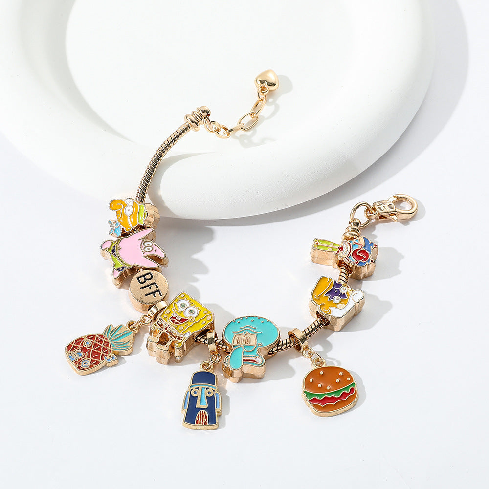 Alloy cartoon bracelet (Minimo de Compra 5) MIC-ZhuoX026