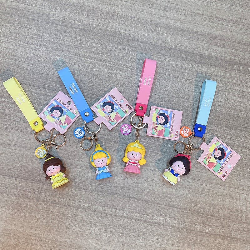 PVC Bean Princess Keychain MIC-JinG002